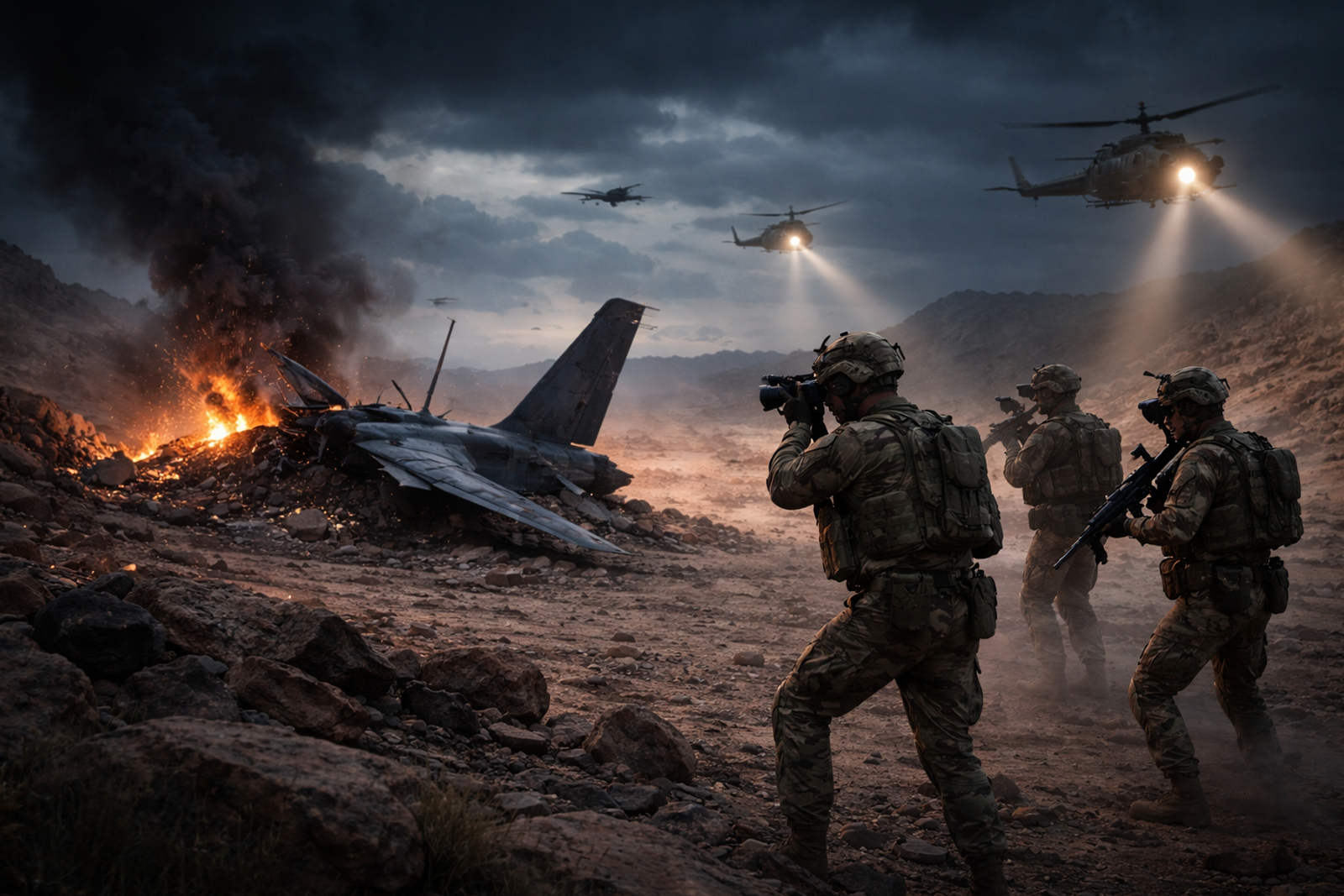 Race Against Time: Missing U.S. Airman Search Intensifies as Trump Warns Iran of ‘Hell’ Deadline